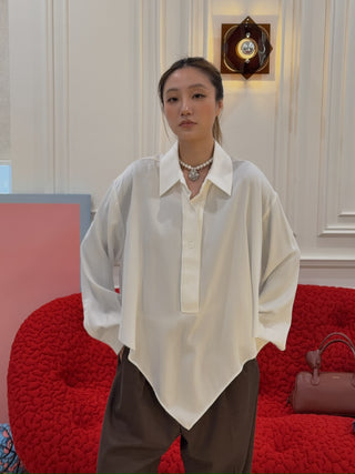 Christopher Esber - Asymmetric BANDANA SCARF SHIRT