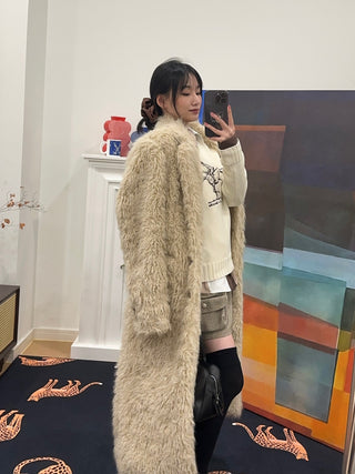 LESUGIATELIER Sigle Breated Fur Coat