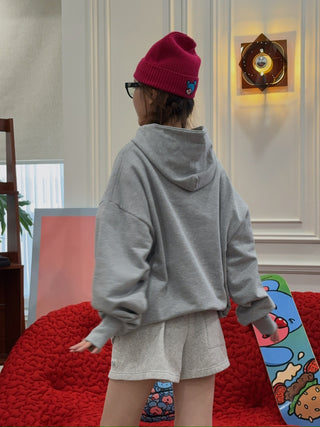 INBETWEENERS HOODIE UNISEX GRIGIO MELANGE
