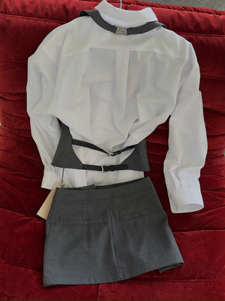 BONBOM TUCK SKIRT