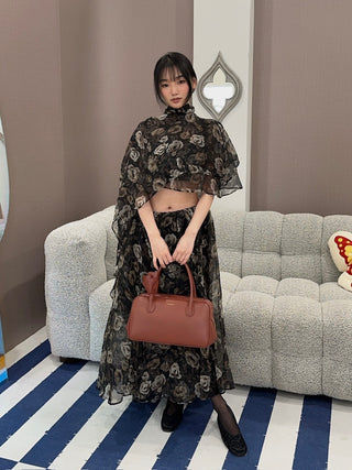 MAGDA BUTRYM -  SKIRT / BLACK PRINT