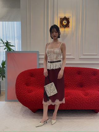 RXQUETTE - Dentelle Bodice Top in Ivory