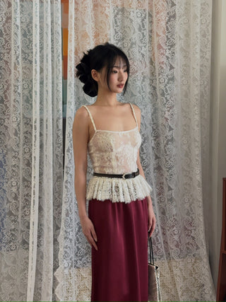RXQUETTE - Dentelle Bodice Top in Ivory