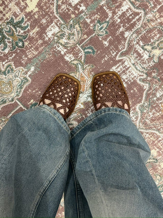HEREU WOVEN SANDAL COCOA