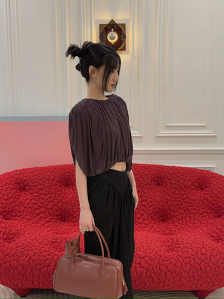MAGDA BUTRYM - BLOUSE in BORDEAUX