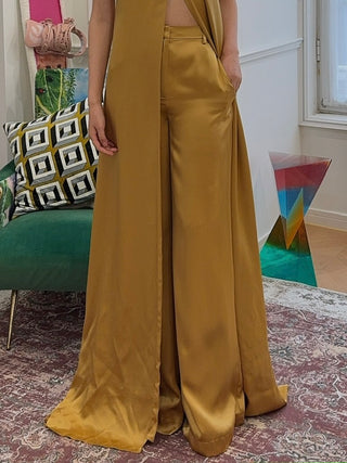 MÔNOT - SATIN PANT / GOLD