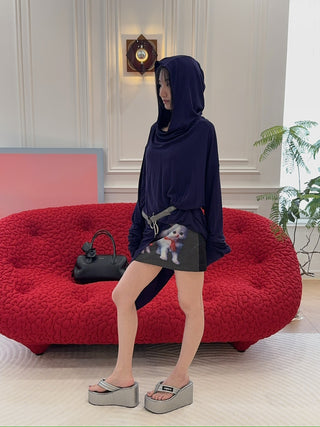 AARON ESH - DARTED TAIL PULLOVER HOODIE