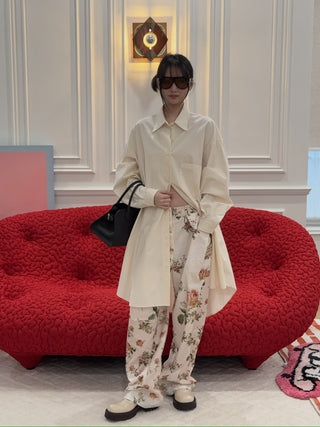 MM6 MAISON MARGIELA - Shirt Dress in Off White