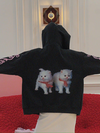 ASHLEY WILLIAMS HAPPY MANGA BUTTERFLY HOODIE