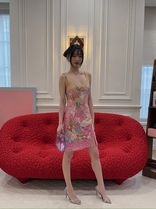 LA FUORI - SUNRISE LILY FIELD MINI Dress