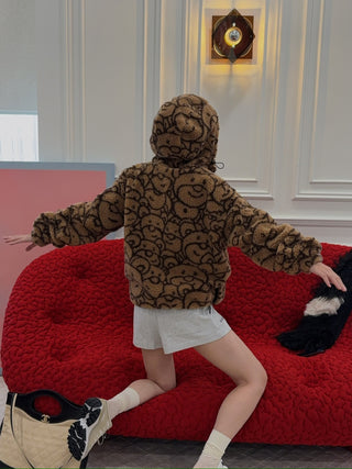 INBETWEENERS - ECOFUR JACKET UNISEX in CAMEL