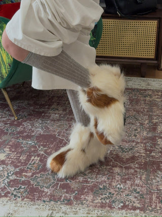 EPINGLER - FOFO BOOTS SHORT / SPOTTED FUR