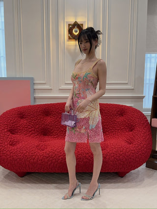 LA FUORI - SUNRISE LILY FIELD MINI Dress