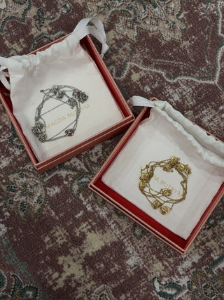 MAGDA BUTRYM - Rosette Chain Necklace in Gold
