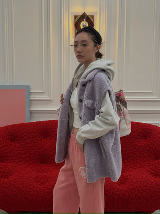 SIMONETTA - ALLEGRA - SHEARLING TOM CURLY OVER VEST