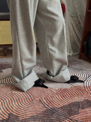 THE ANDAMANE - Nathalie Cuffed Hem Maxi Pants