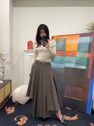 THE ANDAMANE - TRIXIE TOP - OFF SHOULDER DETAIL TOP