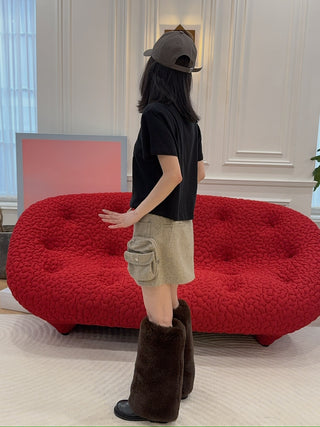 EPINGLER - COMBI SOCKS BOOTS / BROWN