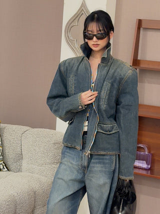 MAGDA BUTRYM - Denim Jacket in Vintage Blue