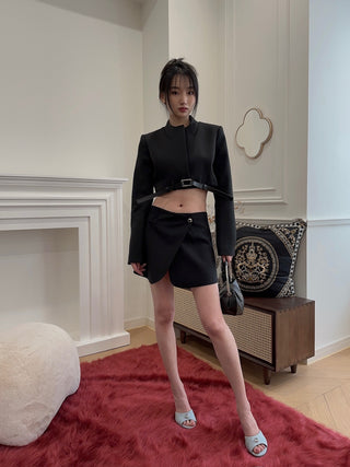 COPERNI Cropped Trompe-L’oeil Jacket