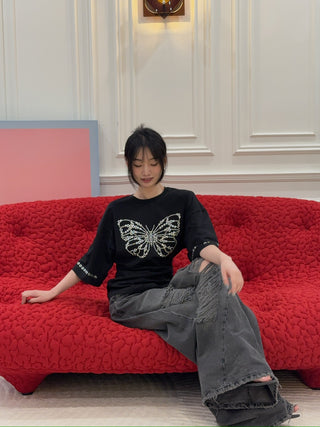 BLUMARINE - JERSEY T-SHIRT
