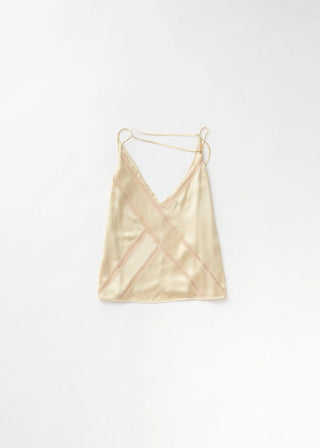 AERON LEDA SLEEVELESS TOP CHAMPAGNE