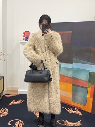 LESUGIATELIER Sigle Breated Fur Coat
