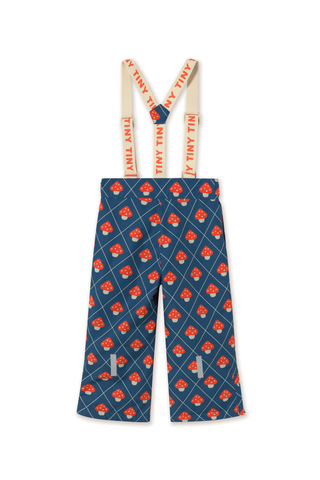TINY COTTON - Mushrooms Snow Pant in Light Navy