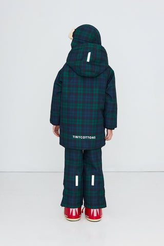 TINY COTTON - Check Snow Jacket in Multicolor