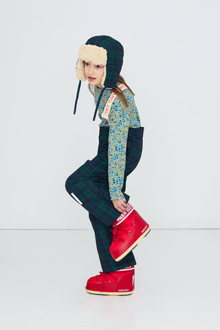 TINY COTTON - Check Snow Pant in Multicolor
