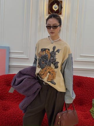 Natasha Zinko Camping Bunny LS T-Shirt