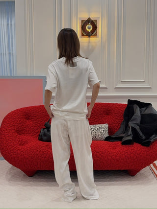 AYA MUSE - Boxy T-shirt in White