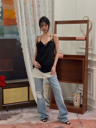 THE MANNEI - Denim Pants in Blue