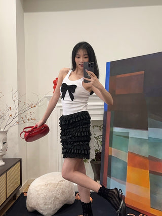 ASHLEY WILLIAMS RUFFLE SKIRT