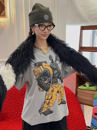 ALABAMA MUSE - Fur Scarf in Black