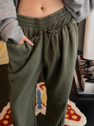 Natasha Zinko - Camping Pouch Pocket Joggers / Khaki