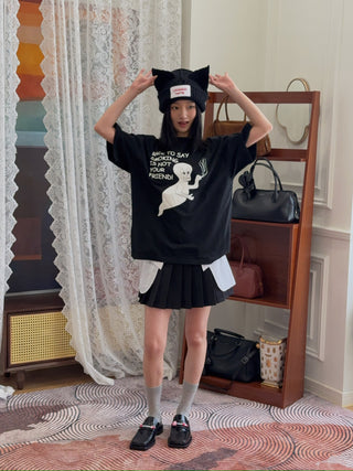 ASHLEY WILLIAMS - T-Shirt in Ghost