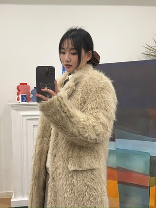 LESUGIATELIER Sigle Breated Fur Coat