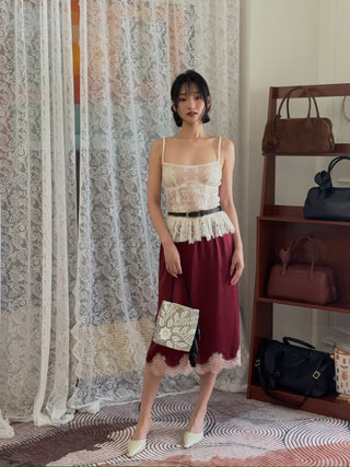 RXQUETTE - Dentelle Bodice Top in Ivory