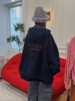 MARTINE ROSE OVERSIZED FLEECE JACKET
