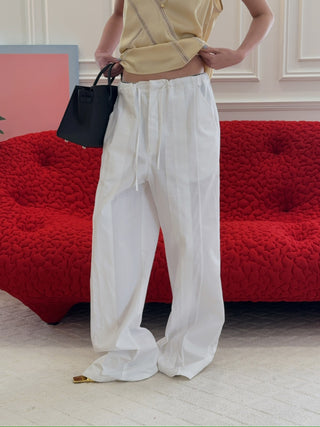 CHRISTOPHER ESBER - Multi Panelled Cotton Pant in White
