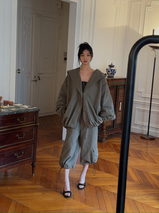 THE MANNEI - Cargo Trousers in Khaki