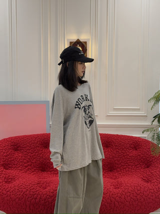 OPEN YY - WORKER PET CLUB LONG SLEEVE / GRAY