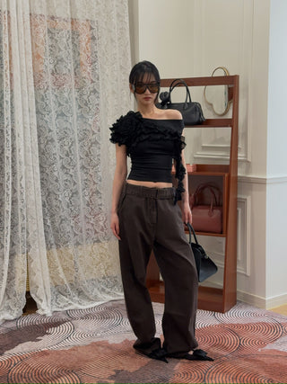 MAGDA BUTRYM - Denim Pants in Brown
