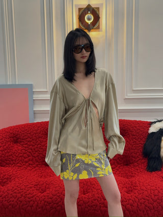 CHRISTOPHER ESBER  Triquetra Silk Blouse