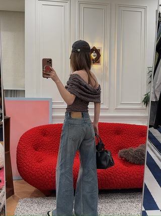 MM6 Maison Margiela BLUE DISTRESSED JEANS