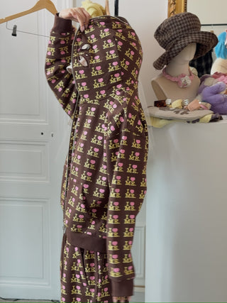 ASHLEY WILLIAMS - Butterfly Hoodie in I Heart Me Choco