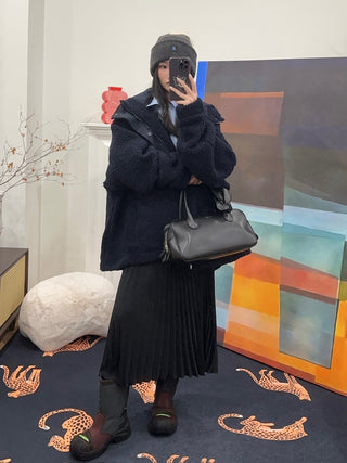 MARTINE ROSE OVERSIZED FLEECE JACKET