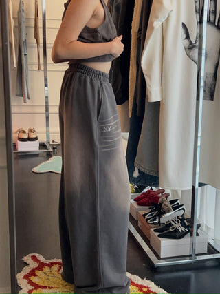 OPEN YY WASHED WIDE SWEATPANTS