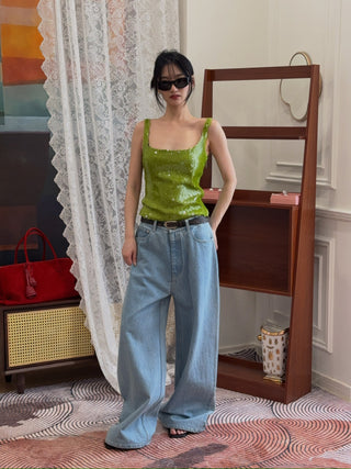 16ARLINGTON - HORNET TANK / SCALE SEQUIN TIGLIO